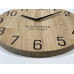 Dubové nástenné hodiny Natur Flex z228-d-1, 30 cm