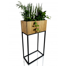 Kvetináč Loft Fiorino s lamelami Flexys k1-d-4080