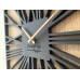 Nástenné dubové hodiny Square Loft Flex z226-1d-dx, 50 cm