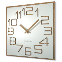 Nástenné hodiny Digits z120-2matd-dx, 40 cm biela Nástenné hodiny Digits z120-2matd-dx, 40 cm biela