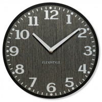 Dubové nástenné hodiny Elegante Flex z227-1d1a-0-x sivé, 30 cm