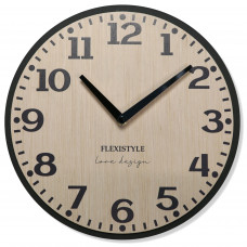 Dubové nástenné hodiny Elegante Flex z227-1d2-1-x svetlohnedé, 30 cm Dubové nástenné hodiny Elegante Flex z227-1d2-1-x svetlohnedé, 30 cm