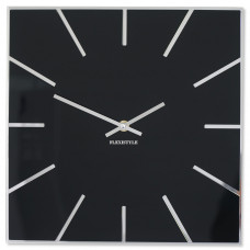 Dizajnové nástenné hodiny Exact Flex z119-1-0-x, 30 cm, čierne