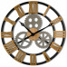 Dizajnové nástenné hodiny Industrial z229-11ad 80 cm, čierne Dizajnové nástenné hodiny Industrial z229-11ad 80 cm, čierne