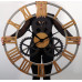 Dizajnové nástenné hodiny Industrial 2. z229-1a1d 80 cm, šedá
