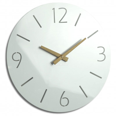 Dizajnové nástenné hodiny Slim Flex z111a-2-dx, 30 cm, biele Dizajnové nástenné hodiny Slim Flex z111a-2-dx, 30 cm, biele