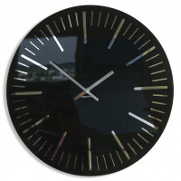 Dizajnové nástenné hodiny Trim Flex z112-1-0-x, 50 cm, čierne