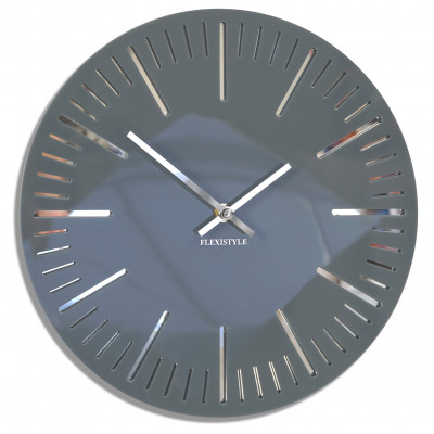 Dizajnové nástenné hodiny Trim Flex z112-1a0-x, 30 cm, sivé Dizajnové nástenné hodiny Trim Flex z112-1a0-x, 30 cm, sivé