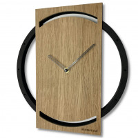 Drevené nástenné hodiny Wood oak 2 Flex z215-1d-1-x v, 32 cm