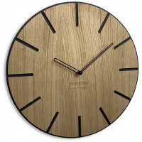 Dubové nástenné hodiny Wood art Flex z216-1d-1, 30 cm