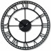 Veľké kovové nástenné hodiny FLEXISTYLE z21a (80 cm) – čierne, tichý chod, Vintage Veľké kovové nástenné hodiny FLEXISTYLE z21a (80 cm) – čierne, tichý chod, Vintage