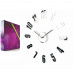 3D Nalepovacie hodiny DIY Sada Admirable L Sweep 54a-0, zrkadlové 50-75cm