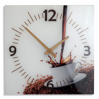 Sklenené nástenné hodiny Coffee 2 Flex z51c s-d-x, 30 cm Sklenené nástenné hodiny Coffee 2 Flex z51c s-d-x, 30 cm