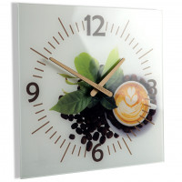 Sklenené nástenné hodiny Coffee 3 Flex z51d s-d-x, 30 cm Sklenené nástenné hodiny Coffee 3 Flex z51d s-d-x, 30 cm