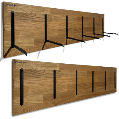 Nástenný drevený vešiak Flexistyle 100cm, w3-d-25100 Nástenný drevený vešiak Flexistyle 100cm, w3-d-25100