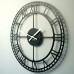 Nástenné hodiny Vintage Retro, kovové, FLEXz21a, 50cm Nástenné hodiny Vintage Retro, kovové, FLEXz21a, 50cm