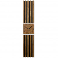 Závesné hodiny z dubového dreva Lamele 155cm FlexiStyle z235-d1