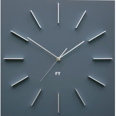 Dizajnové nástenné hodiny Future Time FT1010GY Square grey 40cm