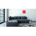 Dizajnové nástenné hodiny Future Time FT1010RD Square red 40cm