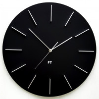 Dizajnové nástenné hodiny Future Time FT2010BK Round black 40cm Dizajnové nástenné hodiny Future Time FT2010BK Round black 40cm