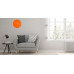 Dizajnové nástenné hodiny Future Time FT2010OR Round orange 40cm