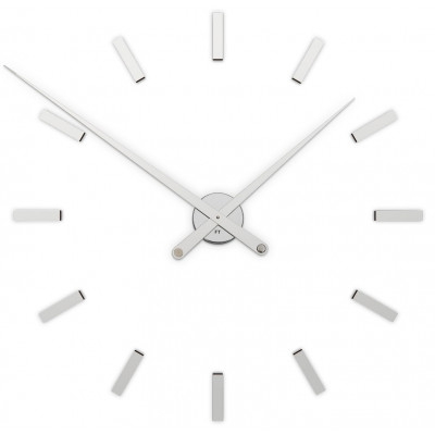 Dizajnové nalepovacie hodiny Future Time FT9100SI Modular chrome 85cm Dizajnové nalepovacie hodiny Future Time FT9100SI Modular chrome 85cm