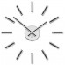 Dizajnové nalepovacie hodiny Future Time FT9400BK Modular black 40cm