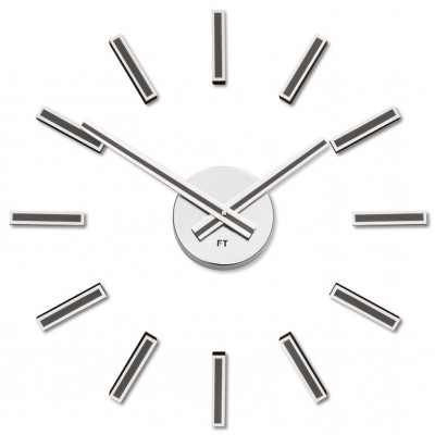 Dizajnové nalepovacie hodiny Future Time FT9400TT Modular titanium 40cm