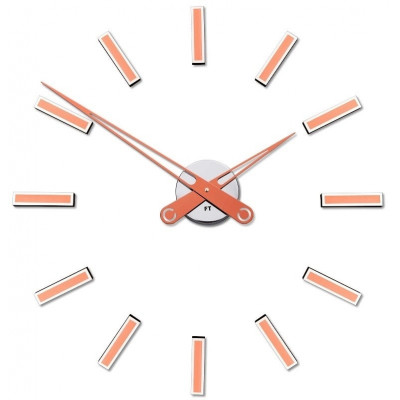 Dizajnové nalepovacie hodiny Future Time FT9600CO Modular copper 60cm Dizajnové nalepovacie hodiny Future Time FT9600CO Modular copper 60cm