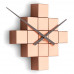 Dizajnové nástenné nalepovacie hodiny Future Time FT3000CO Cubic copper