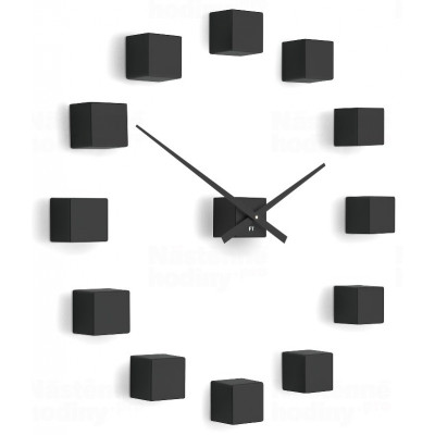 Dizajnové nástenné nalepovacie hodiny Future Time FT3000BK Cubic black Dizajnové nástenné nalepovacie hodiny Future Time FT3000BK Cubic black