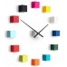 Dizajnové nástenné nalepovacie hodiny Future Time FT3000MC Multicolor