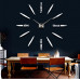 3D Nalepovacie hodiny DIY Clock BIG Twelve XL004si, strieborné 130cm 3D Nalepovacie hodiny DIY Clock BIG Twelve XL004si, strieborné 130cm