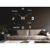 3D Nalepovacie hodiny DIY Clock Cladding XL006SL, Mirror 120cm 3D Nalepovacie hodiny DIY Clock Cladding XL006SL, Mirror 120cm