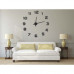 3D Nalepovacie hodiny DIY Clock Evevo 8233XL, čierne 90-130cm 3D Nalepovacie hodiny DIY Clock Evevo 8233XL, čierne 90-130cm