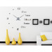 3D Nalepovacie hodiny DIY Clock Evevo 8282XL, Silver 90-130cm 3D Nalepovacie hodiny DIY Clock Evevo 8282XL, Silver 90-130cm