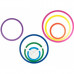 Nalepovacie hodiny Karlsson 5272 MULTI CIRCLE 