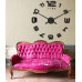 3D Nalepovacie hodiny DIY Clock Evevo 8232BXL, čierne, 90-130cm 3D Nalepovacie hodiny DIY Clock Evevo 8232BXL, čierne, 90-130cm