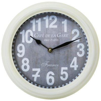 Nástenné hodiny, Flor0018, Café De La Gare, 27cm Nástenné hodiny, Flor0018, Café De La Gare, 27cm