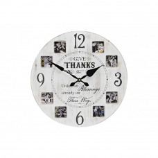 Nástenné hodiny Vintage Thanks,  Wur0240, 40cm