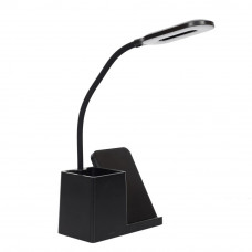 Lampa s bezdrôtovým nabíjaním a organizérom, čierna HOME DECO FACTORY 2216 Lampa s bezdrôtovým nabíjaním a organizérom, čierna HOME DECO FACTORY 2216