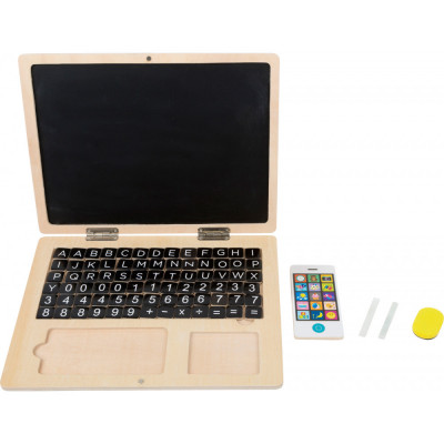 Drevený notebook s magnetickou tabuľou, 11193