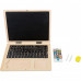 Drevený notebook s magnetickou tabuľou, 11193