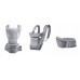 Detský nosič ergonomický od 0-25 kg sivý, Iso 18272 Detský nosič ergonomický od 0-25 kg sivý, Iso 18272