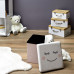 Detská dievčenská taburetka smajlík, HOME DECO KIDS 7428