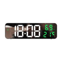 LED dizajnový zrkadlový budík DCX- 671