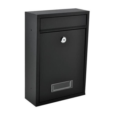 Poštová schránka Iso 6237, čierna