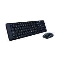 Bezdrôtová klávesnica s myškou Logitech MK220, čierna 