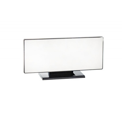 LED zrkadlový budík Iso 10721, čierny LED zrkadlový budík Iso 10721, čierny