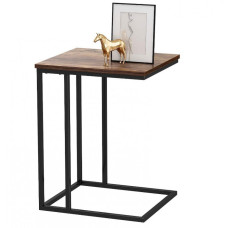 Bočný stolík Carles STL06, hnedý 